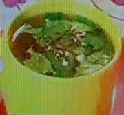 レタスとツナの即席スープ